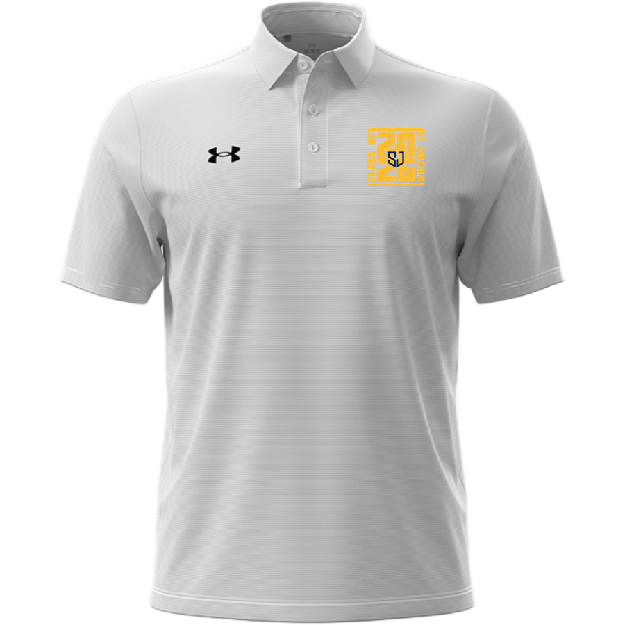 St Joachim Seakings <span class="pdp-name-mascot">St Joachim School Seakings</span> UA Men's Drive Team Stripe Polo