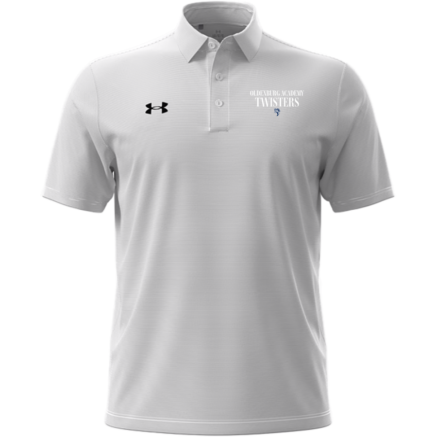 OLDENBURG ACADEMY TWISTERS <span class="pdp-name-mascot">OLDENBURG ACADEMY TWISTERS</span> UA Men's Drive Team Stripe Polo