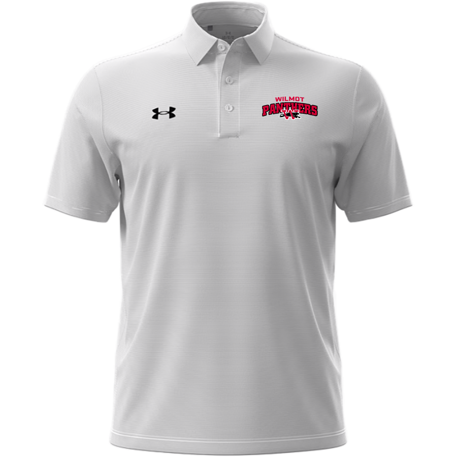 WILMOT UNION HIGH SCHOOL PANTHERS <span class="pdp-name-mascot">WILMOT PANTHERS</span> UA Men's Drive Team Stripe Polo