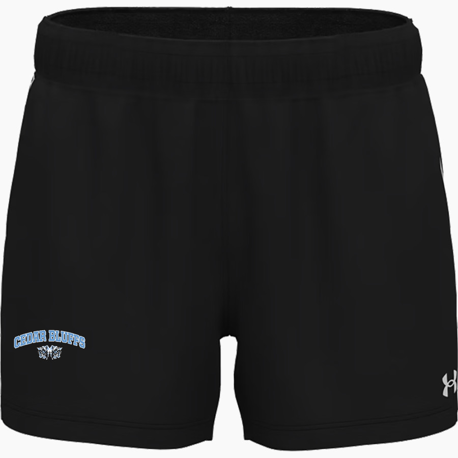 Cedar Bluffs Wildcats <span class="pdp-name-mascot">Cedar Bluffs Wildcats</span> UA Women's Team Tech 3" Short