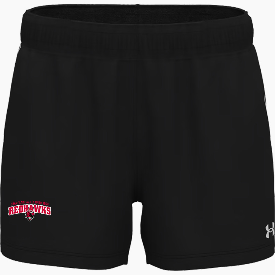 CHAMPLAIN VALLEY UNION HIGH REDHAWKS UA Women's Team Tech 3" Short