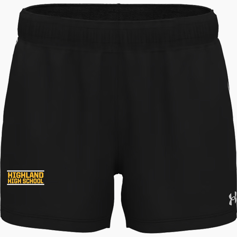 HIGHLAND HIGH SCHOOL HUSKIES UA Women's Team Tech 3" Short