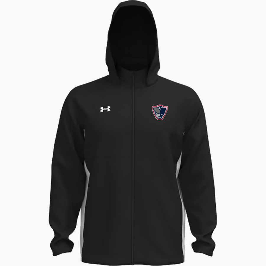 SEEGER HIGH SCHOOL PATRIOTS <span class="pdp-name-mascot">SEEGER PATRIOTS</span> UA Men's Rival Stretch Woven Full-Zip Jacket