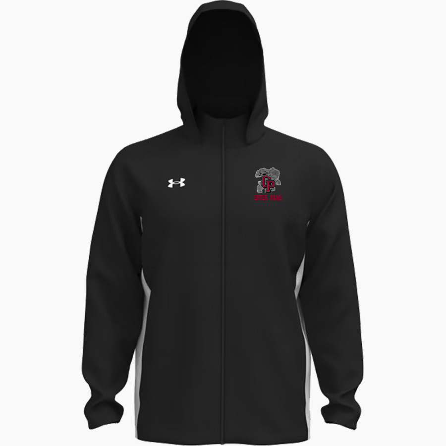 Crown Point Bulldogs UA Men's Rival Stretch Woven Full-Zip Jacket