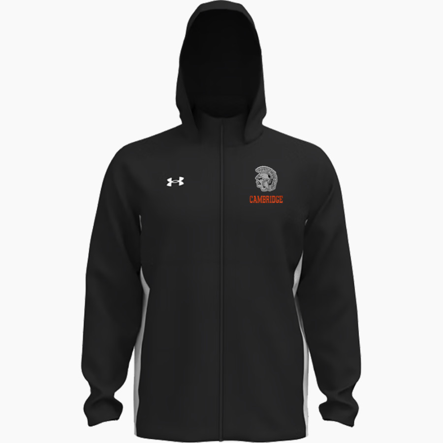 CAMBRIDGE HIGH SCHOOL TROJANS <span class="pdp-name-mascot">CAMBRIDGE TROJANS</span> UA Men's Rival Stretch Woven Full-Zip Jacket