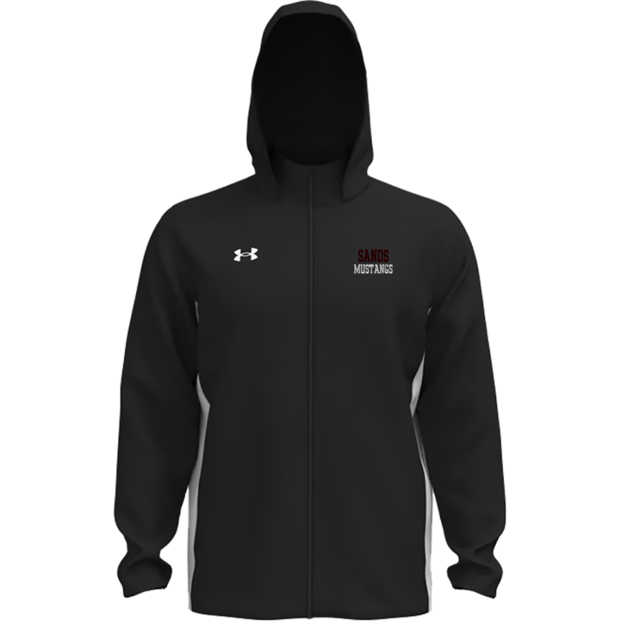 SANDS HIGH SCHOOL MUSTANGS <span class="pdp-name-mascot">SANDS MUSTANGS</span> UA Men's Rival Stretch Woven Full-Zip Jacket