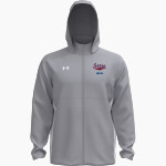 Junipero Serra Cavaliers UA Men's Rival Stretch Woven Full-Zip Jacket Front Thumbnail