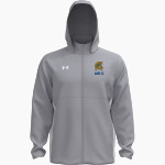 MASON CO CENTRAL HIGH SCHOOL SPARTANS UA Men's Rival Stretch Woven Full-Zip Jacket Front Thumbnail