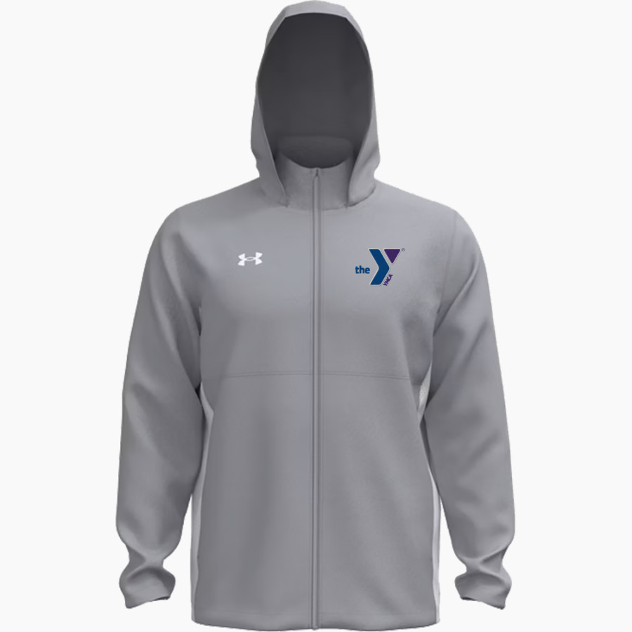 Skagit Valley Family YMCA <span class="pdp-name-mascot">Skagit Valley Family YMCA</span> UA Men's Rival Stretch Woven Full-Zip Jacket