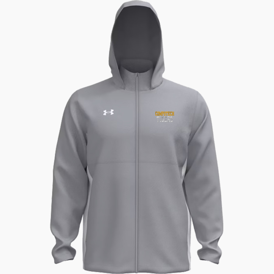Computech Tigers <span class="pdp-name-mascot">Computech Middle School Tigers</span> UA Men's Rival Stretch Woven Full-Zip Jacket