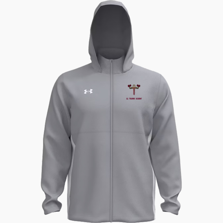 S.S. Training Academy Online Apparel Store <span class="pdp-name-mascot">Sport Science Training Academy</span> UA Men's Rival Stretch Woven Full-Zip Jacket