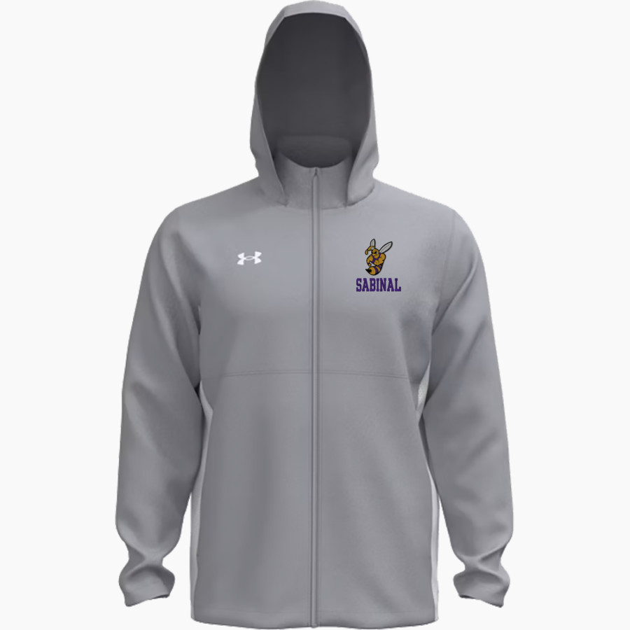 SABINAL HIGH SCHOOL YELLOWJACKETS <span class="pdp-name-mascot">SABINAL YELLOWJACKETS</span> UA Men's Rival Stretch Woven Full-Zip Jacket