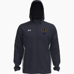 Devon Prep <span class="pdp-name-mascot">Devon Tide</span> UA Men's Rival Stretch Woven Full-Zip Jacket Front Thumbnail