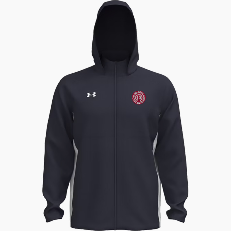 Red Hook Faculty Association RHFA UA Men's Rival Stretch Woven Full-Zip Jacket