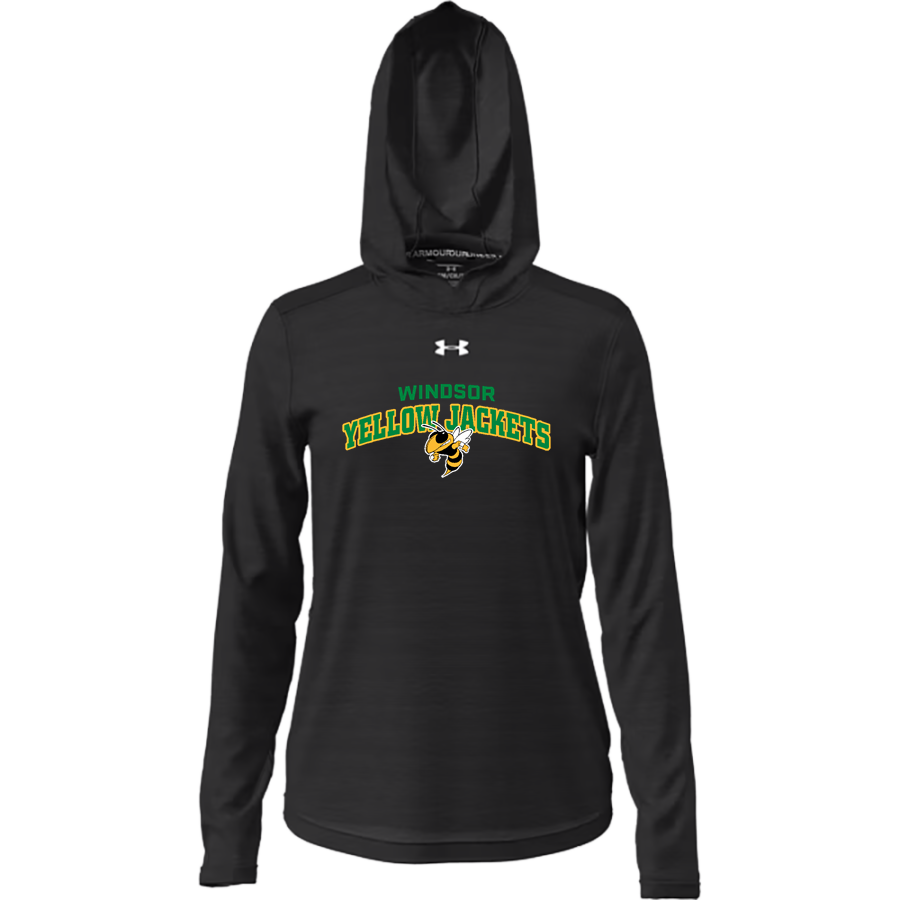 WINDSOR HIGH SCHOOL YELLOW JACKETS <span class="pdp-name-mascot">WINDSOR YELLOW JACKETS</span> UA Women's Team Tech Vent Hoodie