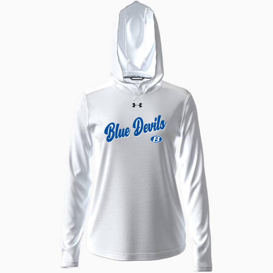 BRUNSWICK ATHLETIC FOUNDATION GO BIG BLUE <span class="pdp-name-mascot">BRUNSWICK BLUE DEVILS</span> UA Women's Team Tech Vent Hoodie