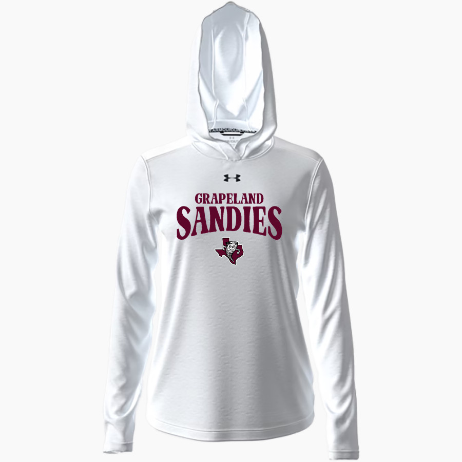 GRAPELAND HIGH SCHOOL SANDIES <span class="pdp-name-mascot">GRAPELAND SANDIES</span> UA Women's Team Tech Vent Hoodie