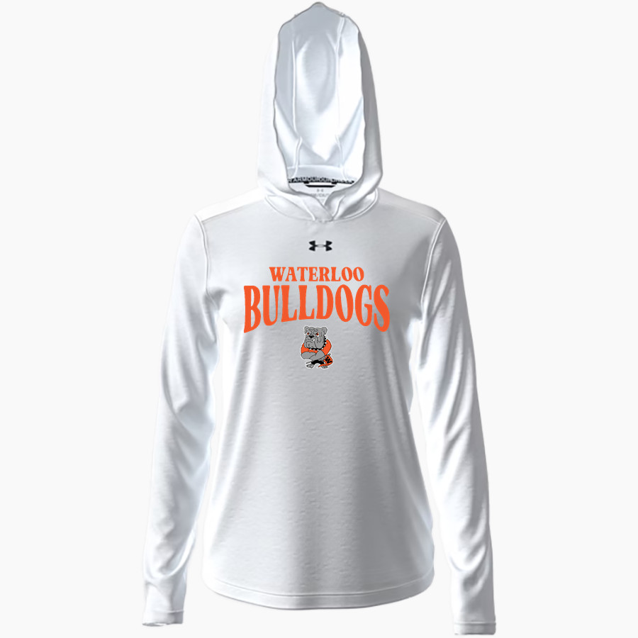 WATERLOO HIGH SCHOOL BULLDOGS <span class="pdp-name-mascot">WATERLOO BULLDOGS</span> UA Women's Team Tech Vent Hoodie