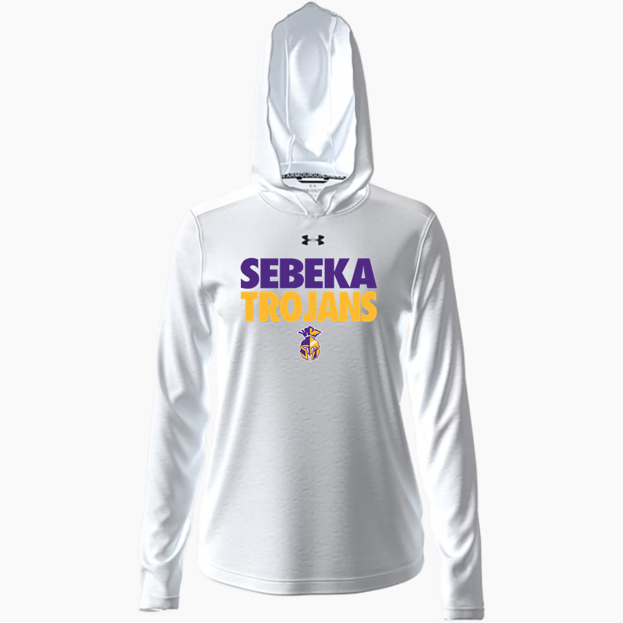 SEBEKA HIGH SCHOOL Trojans Online Store <span class="pdp-name-mascot">SEBEKA TROJANS</span> UA Women's Team Tech Vent Hoodie