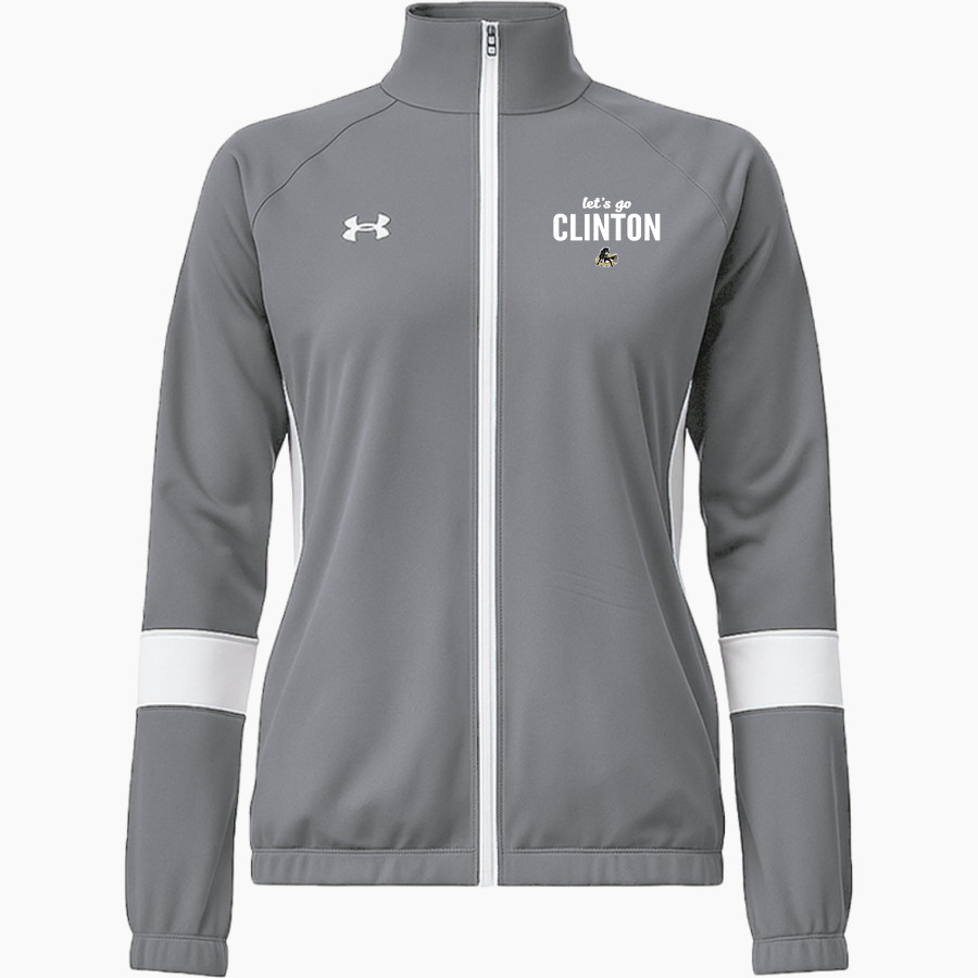 Clinton Dark Horses <span class="pdp-name-mascot">Clinton Dark Horses</span> UA Women's Team Knit Full-Zip