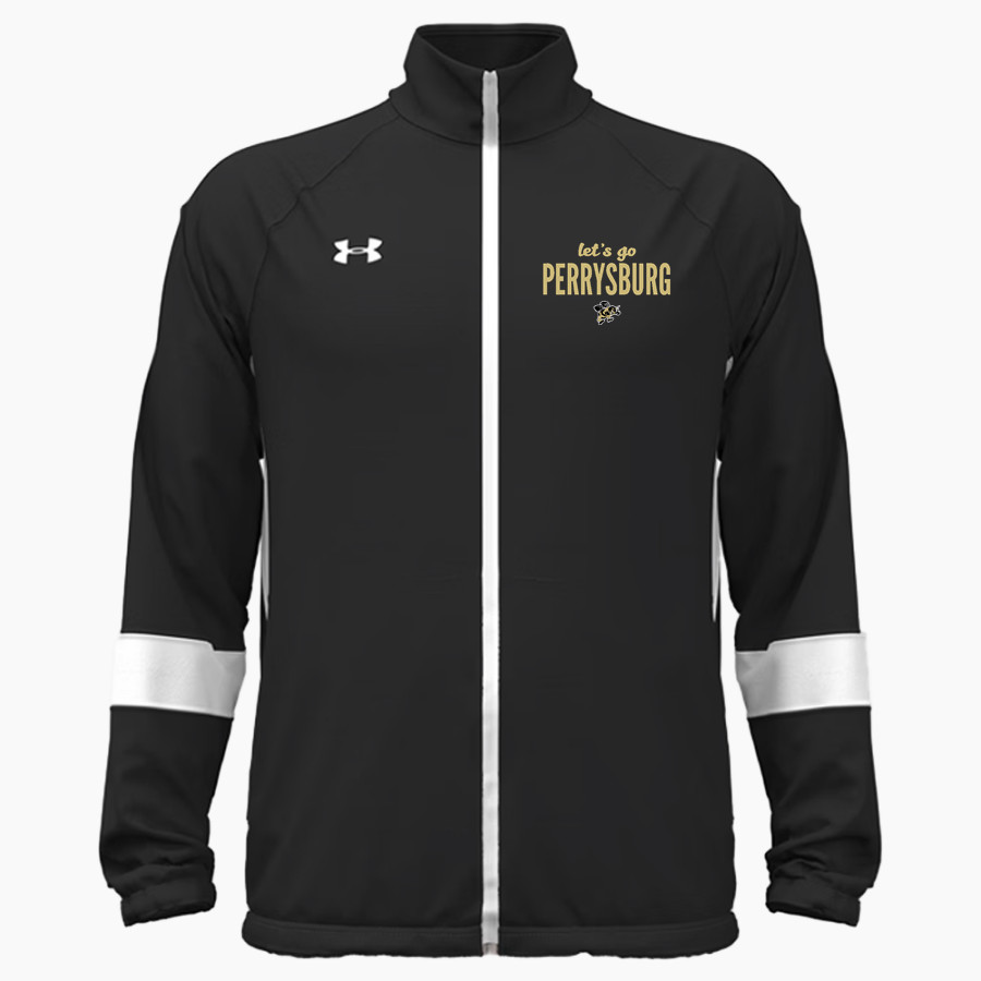 PERRYSBURG HIGH SCHOOL YELLOW JACKETS <span class="pdp-name-mascot">PERRYSBURG YELLOW JACKETS</span> UA Men's Team Knit Full-Zip