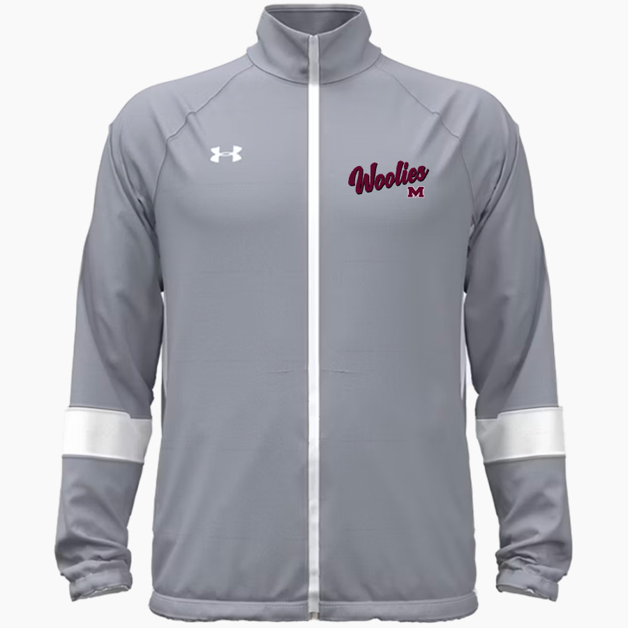 MILLBURY SR HIGH SCHOOL WOOLIES <span class="pdp-name-mascot">MILLBURY MEMORIAL WOOLIES</span> UA Men's Team Knit Full-Zip