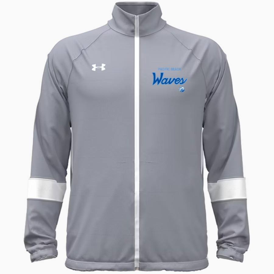 Pacific Beach Waves Online Store <span class="pdp-name-mascot">Pacific Beach Waves</span> UA Men's Team Knit Full-Zip