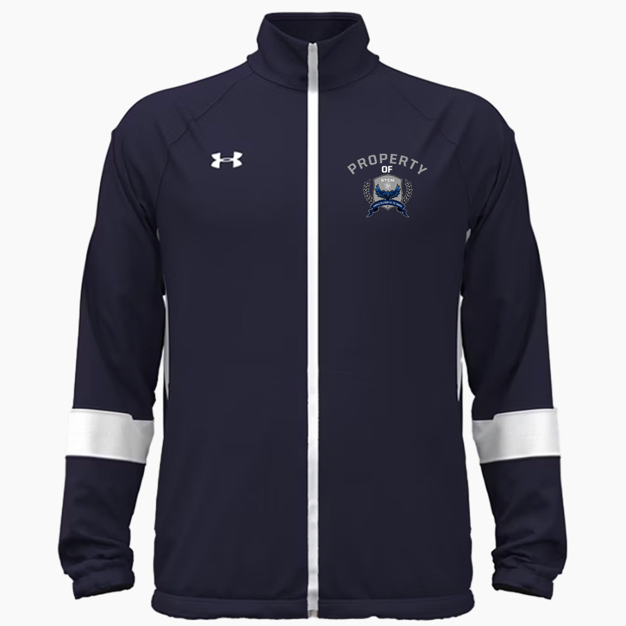 STEM Innovation Academy of the Oranges we rise together <span class="pdp-name-mascot">STEM Phoenix</span> UA Men's Team Knit Full-Zip