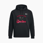 Somers Softball Spartans UA Men's Armour Fleece Pro Hoodie Front Thumbnail