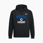 Merrill Bluejays <span class="pdp-name-mascot">Merrill Bluejays</span> UA Mens Armour Fleece Pro Hoodie Front Thumbnail