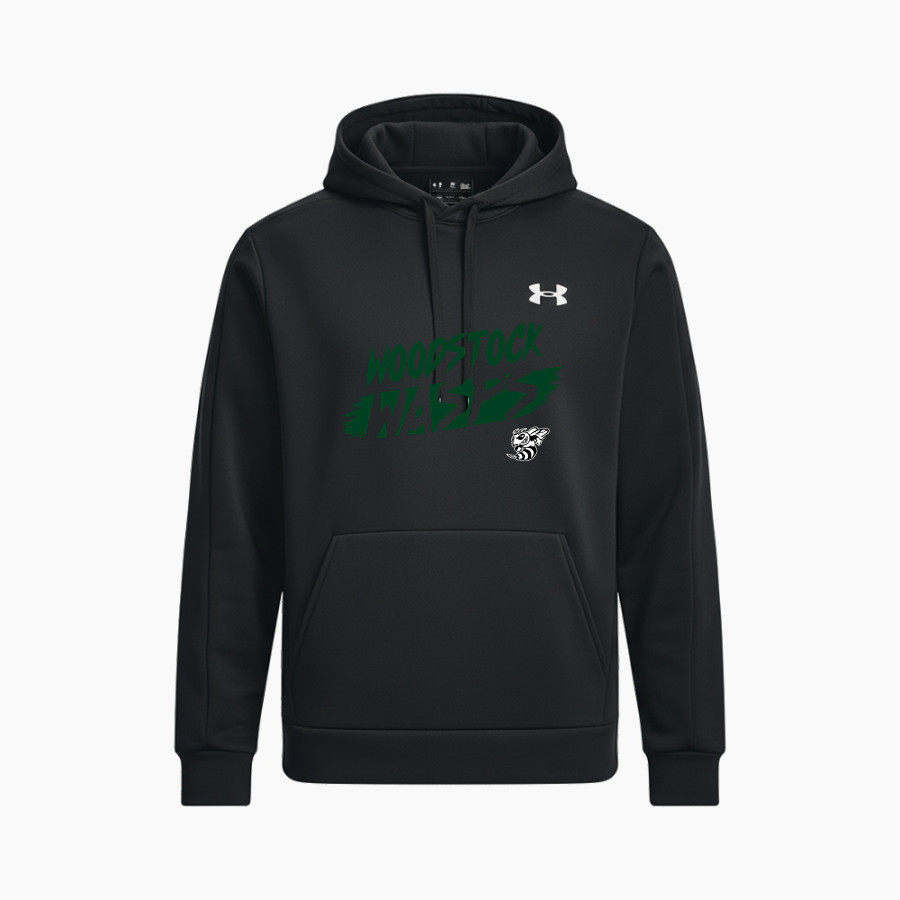 WOODSTOCK UNION HIGH SCHOOL WASPS <span class="pdp-name-mascot">WOODSTOCK WASPS</span> UA Mens Armour Fleece Pro Hoodie