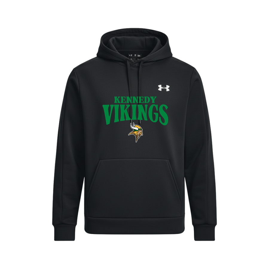 KENNEDY Vikings <span class="pdp-name-mascot">JOHN F KENNEDY MIDDLE SCHOOL Vikings</span> UA Mens Armour Fleece Pro Hoodie