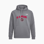 U. S. GRANT HIGH SCHOOL GENERALS UA Men's Armour Fleece Pro Hoodie Front Thumbnail