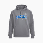 Jefferson Christian Eagles UA Men's Armour Fleece Pro Hoodie Front Thumbnail