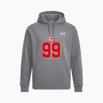 CLARKE CENTRAL HIGH SCHOOL GLADIATORS <span class="pdp-name-mascot">CLARKE GLADIATORS</span> UA Mens Armour Fleece Pro Hoodie Front Thumbnail