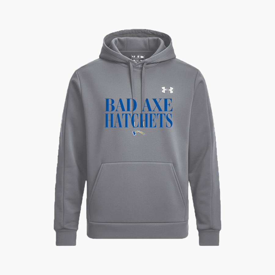 BAD AXE HIGH SCHOOL HATCHETS <span class="pdp-name-mascot">BAD AXE HATCHETS</span> UA Mens Armour Fleece Pro Hoodie