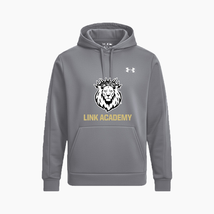 Link Lions <span class="pdp-name-mascot">Link Year Prep School Lions</span> UA Mens Armour Fleece Pro Hoodie
