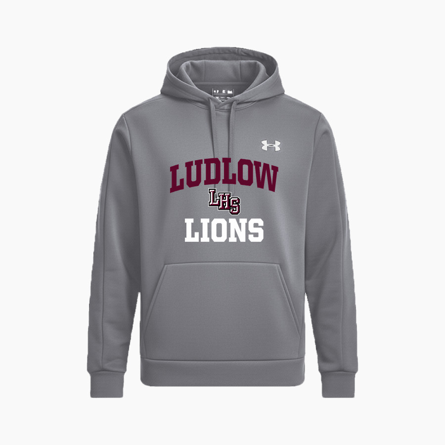Ludlow Lions <span class="pdp-name-mascot">Lions</span> UA Mens Armour Fleece Pro Hoodie