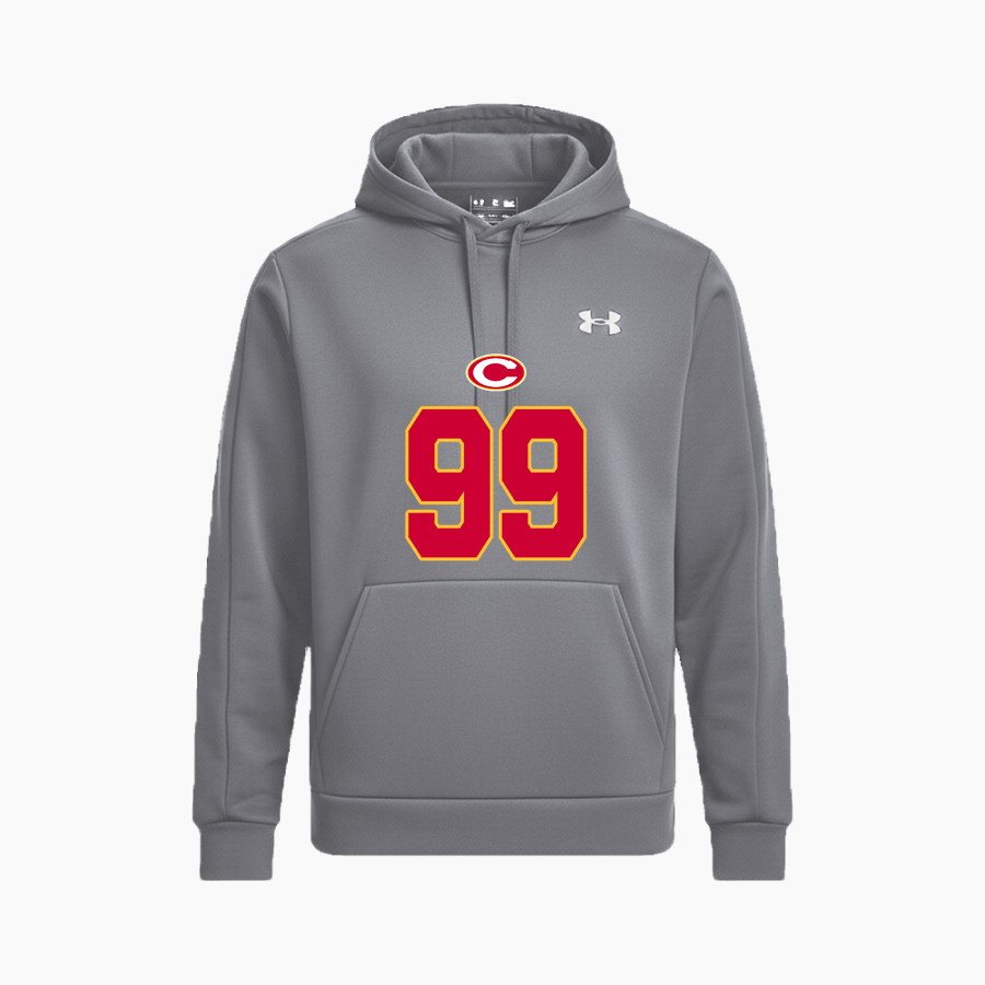 CLARKE CENTRAL HIGH SCHOOL GLADIATORS <span class="pdp-name-mascot">CLARKE GLADIATORS</span> UA Mens Armour Fleece Pro Hoodie