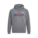 Montevallo Bulldogs <span class="pdp-name-mascot">Montevallo Bulldogs</span> UA Mens Armour Fleece Pro Hoodie Front Thumbnail
