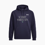 Summit Sabrecats <span class="pdp-name-mascot">Summit School Sabrecats</span> UA Mens Armour Fleece Pro Hoodie Front Thumbnail