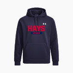 Hays Hitmen <span class="pdp-name-mascot">Hays Hitmen </span> UA Mens Armour Fleece Pro Hoodie Front Thumbnail