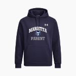 Marietta Blue Devils <span class="pdp-name-mascot">Marietta Blue Devils</span> UA Mens Armour Fleece Pro Hoodie Front Thumbnail