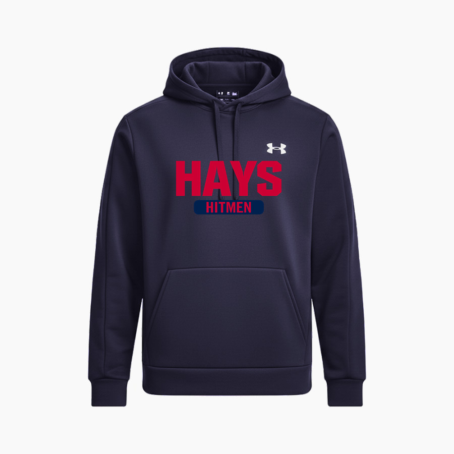 Hays Hitmen <span class="pdp-name-mascot">Hays Hitmen </span> UA Mens Armour Fleece Pro Hoodie
