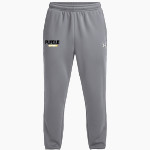 Purdue Northwest Pride UA Men's Armour Fleece Pro Pant Front Thumbnail