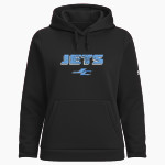 James Clemens Jets <span class="pdp-name-mascot">James Clemens Jets</span> UA Women's Armour Fleece Pro Hoodie Front Thumbnail