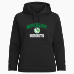 Northeast Hornets <span class="pdp-name-mascot">Northeast Hornets</span> UA Women's Armour Fleece Pro Hoodie Front Thumbnail