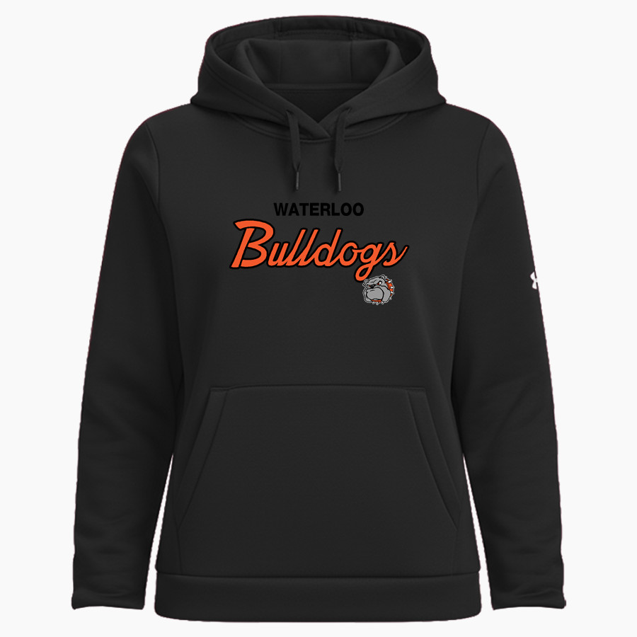 WATERLOO HIGH SCHOOL BULLDOGS <span class="pdp-name-mascot">WATERLOO BULLDOGS</span> UA Women's Armour Fleece Pro Hoodie