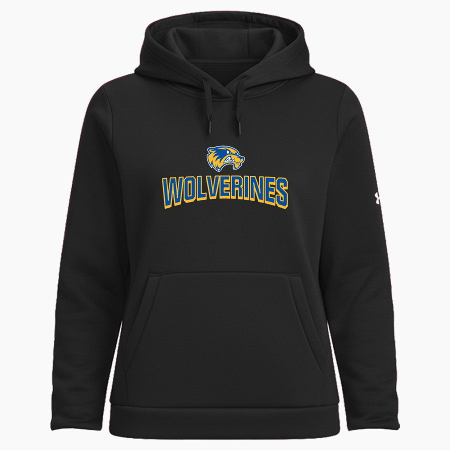 WADENA DEER CREEK HIGH SCHOOL WOLVERINES UA Women's Armour Fleece Pro Hoodie