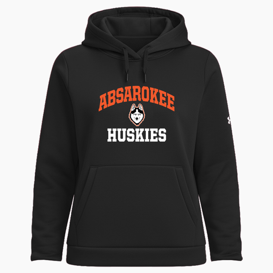 ABSAROKEE HIGH SCHOOL HUSKIES <span class="pdp-name-mascot">ABSAROKEE HUSKIES</span> UA Women's Armour Fleece Pro Hoodie